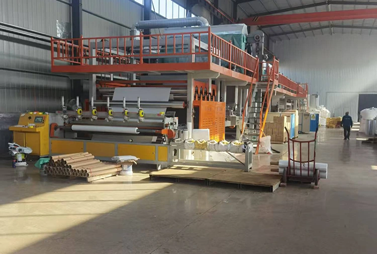 Linha de produção de membrana de impermeabilização de PVC